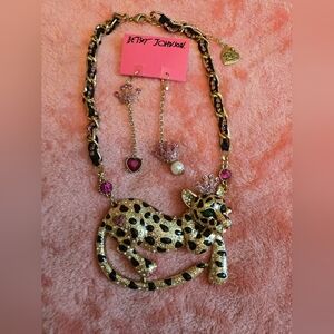 BETSEY JOHNSON PRINCESS LEOPARD SET